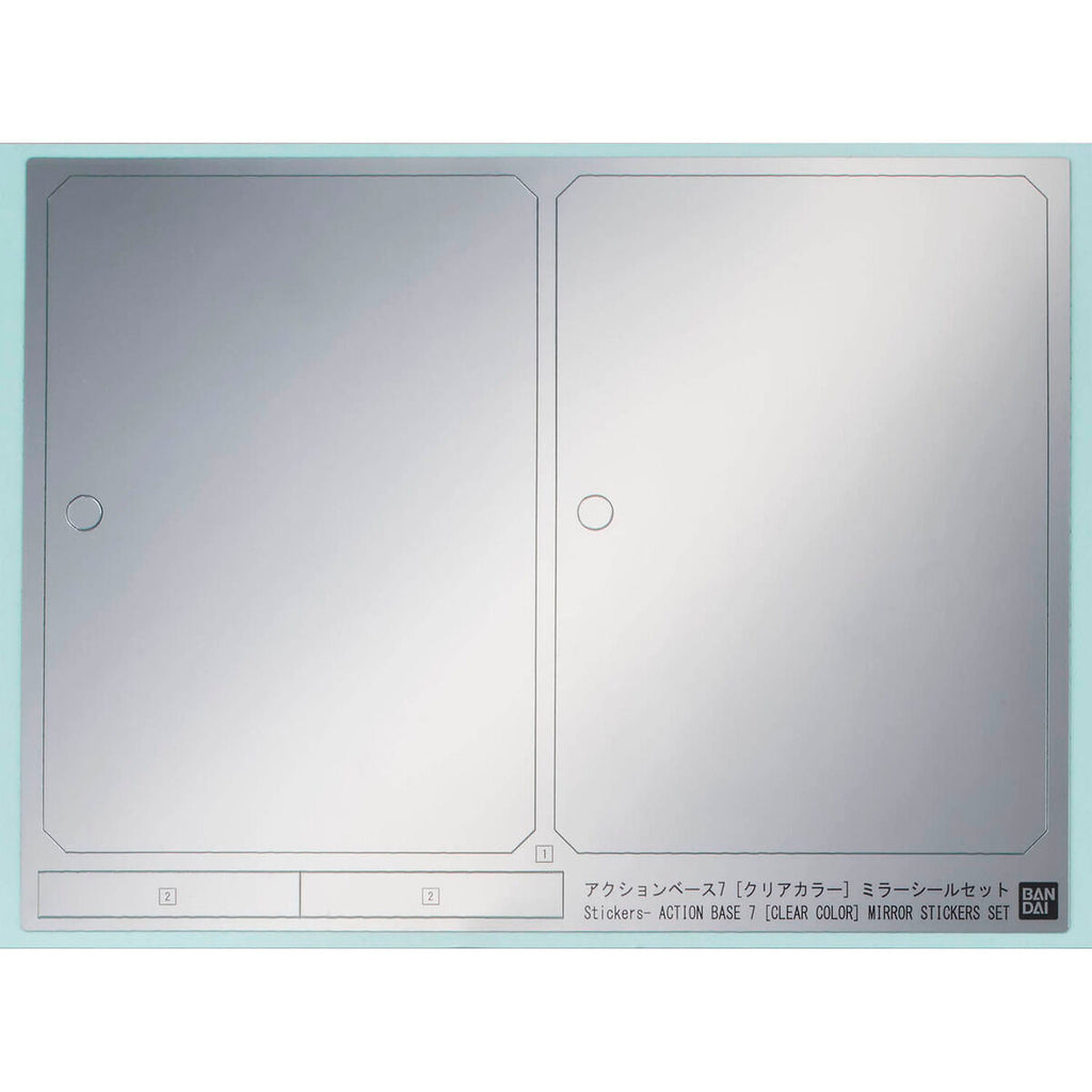 Action Base 7 (Clear Color) Mirror Sticker Set
