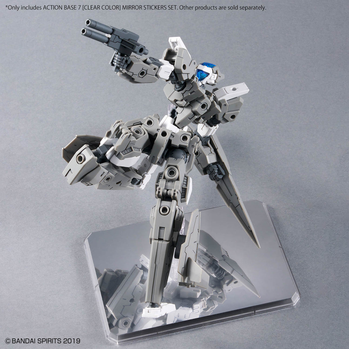 Action Base 7 (Clear Color) Mirror Sticker Set