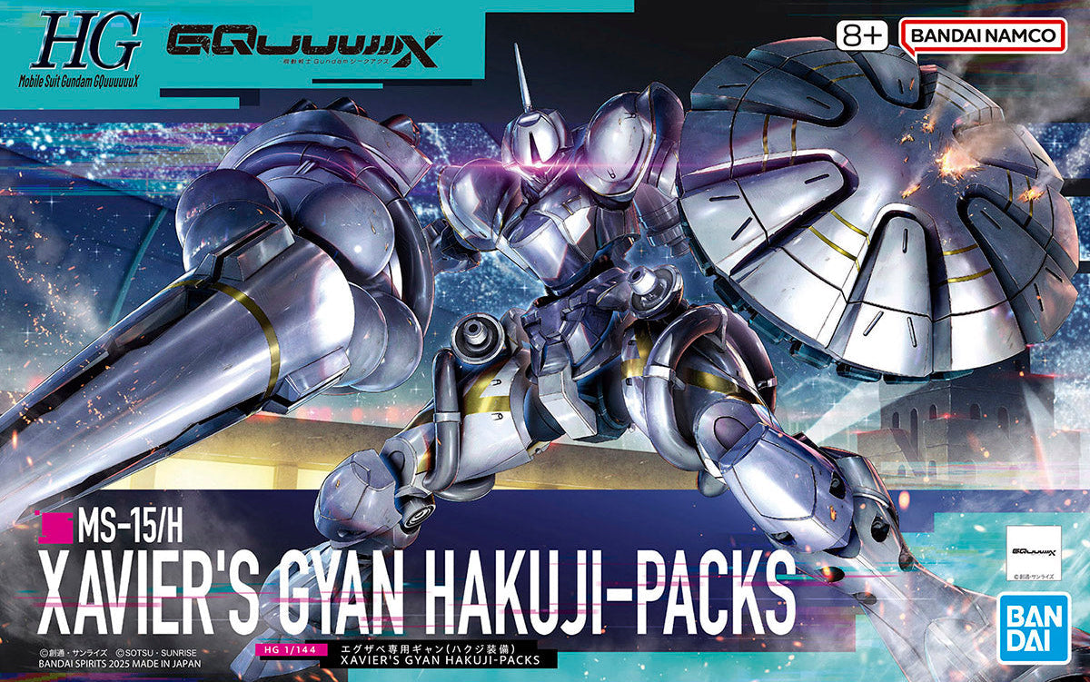 HG 1/144 Xavier'S Gyan Hakuji-Packs