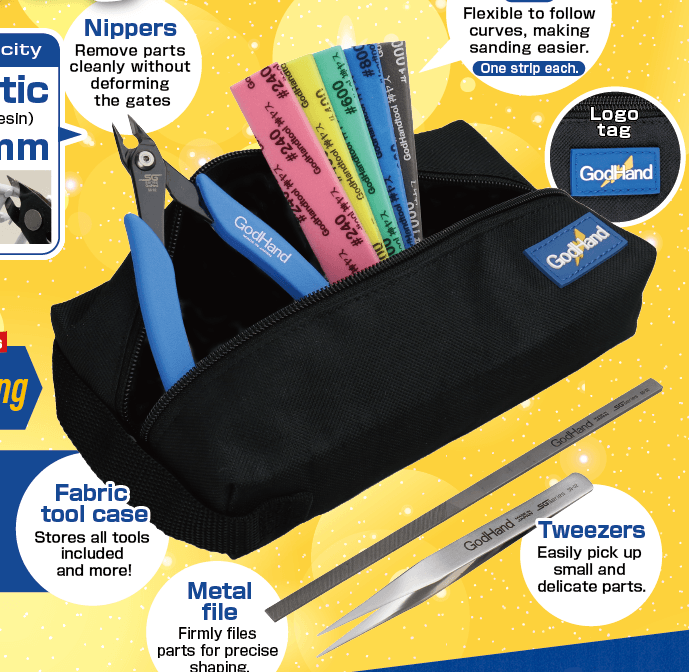 GodHand Model-Builder’s Starter Tool Set