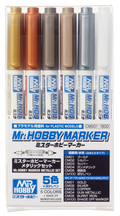 Mr. Hobby Marker Metallic Set