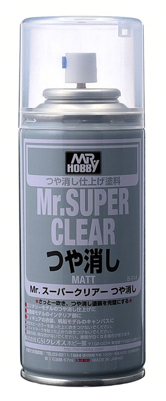 Mr. Super Clear Matt Top Coat Spray