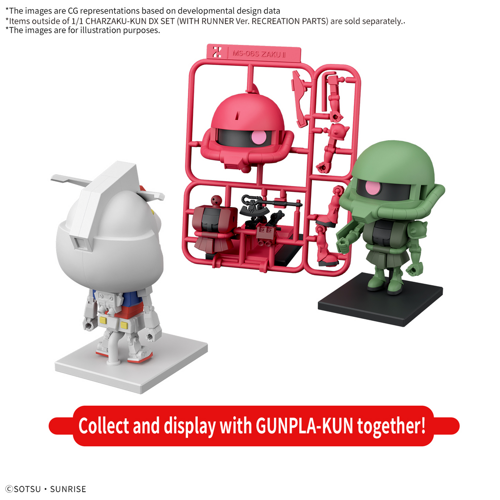 1/1 Charzaku-Kun DX Set (with Runner Ver. Recreation Parts)
