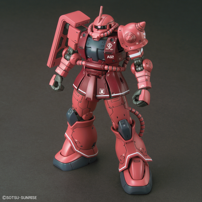 HG Char's Zaku II Red Comet Ver model view 4