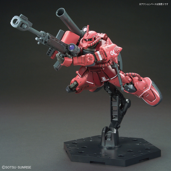 HG Char's Zaku II Red Comet Ver model view 6