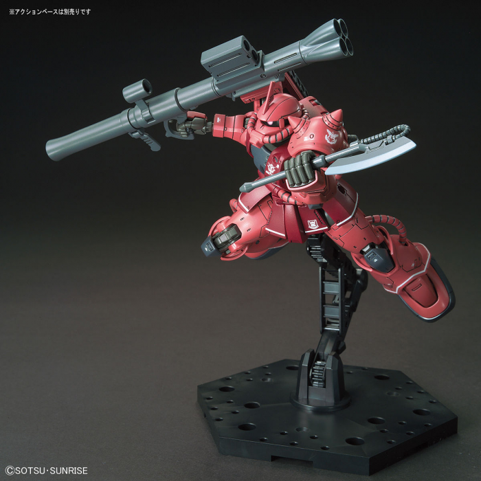 HG Char's Zaku II Red Comet Ver model view 7
