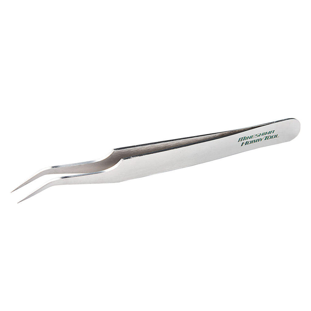Mineshima F-108 premium eagle-beak tweezers product view